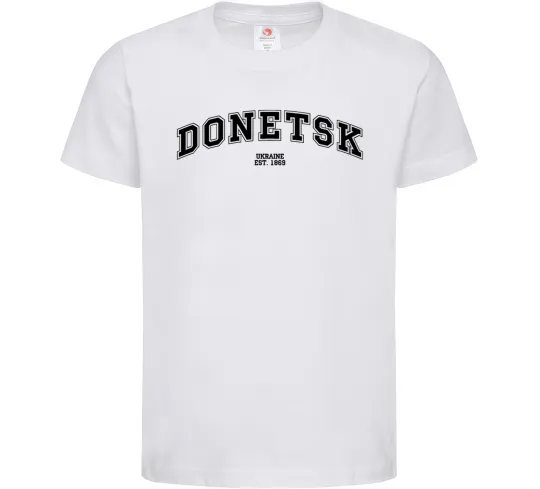 Дитяча футболка Donetsk est Білий фото