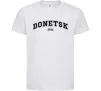 Дитяча футболка Donetsk est Білий фото