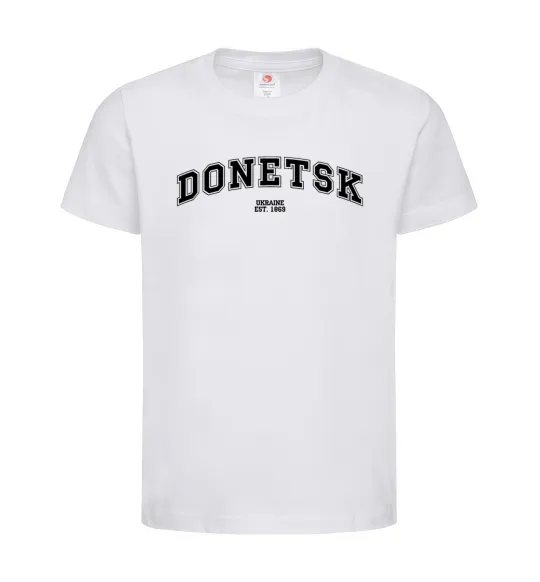Дитяча футболка Donetsk est Білий фото