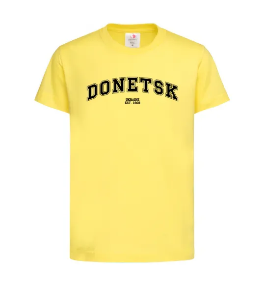 Дитяча футболка Donetsk est Лимонний фото