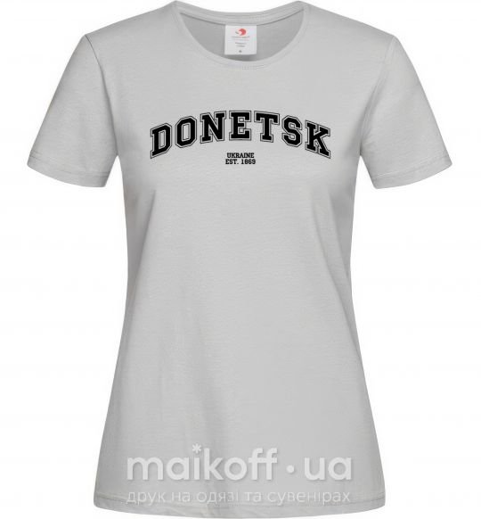Жіноча футболка Donetsk est Сірий фото