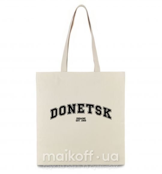 Еко-сумка Donetsk est Бежевий фото
