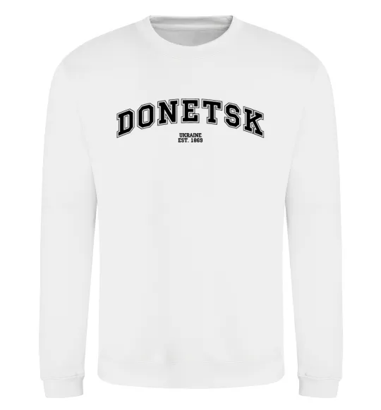 Свитшот Donetsk est Белый фото