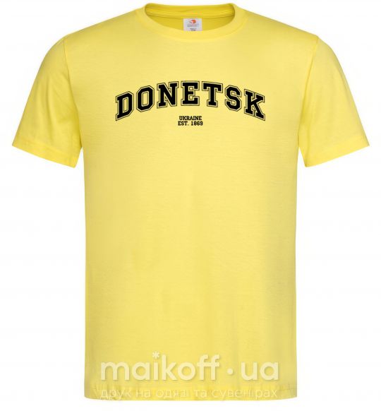 Чоловіча футболка Donetsk est Лимонний фото