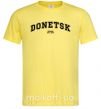 Мужская футболка Donetsk est Лимонный фото