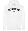 Чоловіча толстовка (худі) Donetsk est Білий фото