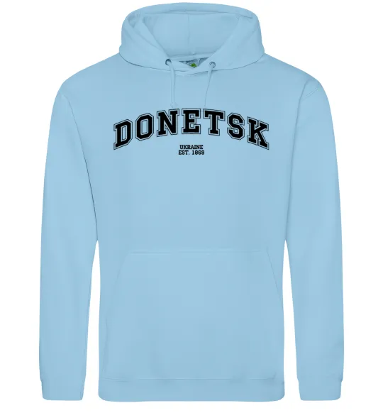 Чоловіча толстовка (худі) Donetsk est Блакитний фото