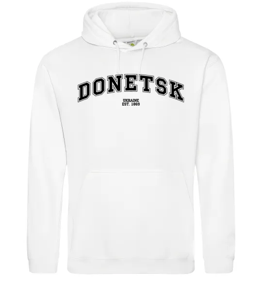 Жіноча толстовка (худі) Donetsk est Білий фото