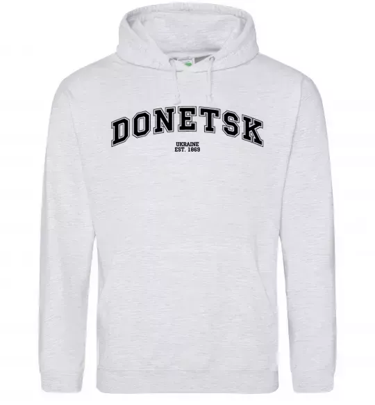 Жіноча толстовка (худі) Donetsk est Сірий меланж фото