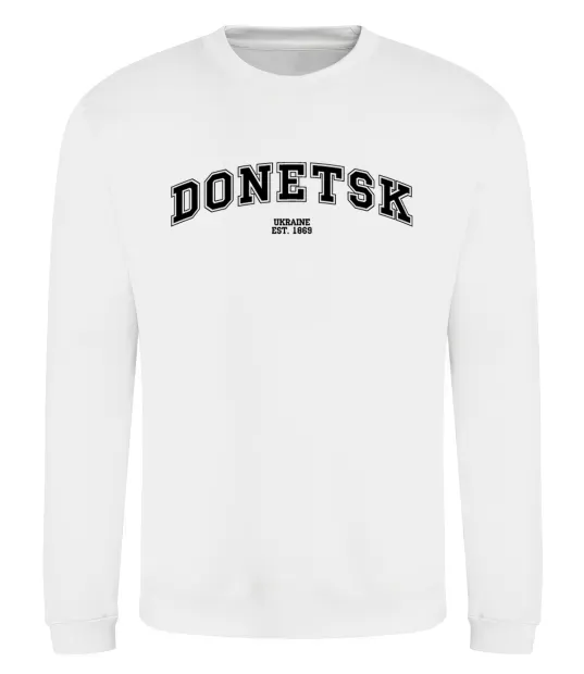 Світшот Donetsk est Білий фото