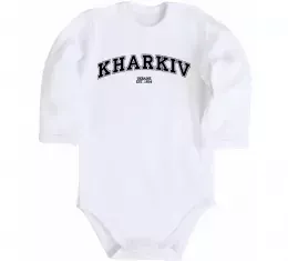 Дитячий бодік Харків райони Білий фото