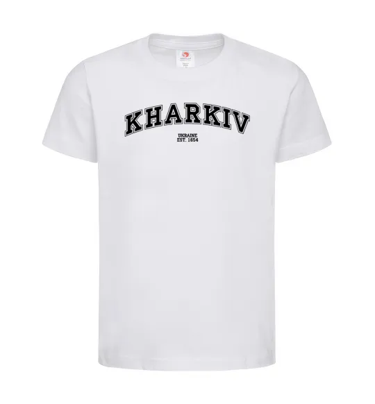 Дитяча футболка Kharkiv est Білий фото