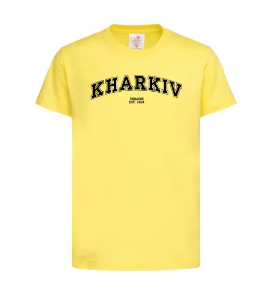 Дитяча футболка Kharkiv est Лимонний фото