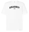 Футболка Оверсайз Kharkiv est Білий фото