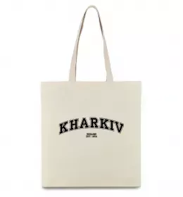 Еко-сумка Харків райони Бежевий фото