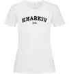 Жіноча футболка Kharkiv est Білий Жіноча футболка Kharkiv est Білий фото