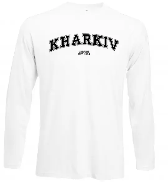 Лонгслив Kharkiv est Белый фото