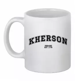 Чашка керамическая Kherson Vintage Co Белый фото