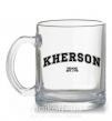Чашка скляна Kherson est Прозорий фото