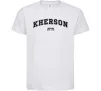 Дитяча футболка Kherson est Білий Дитяча футболка Kherson est Білий фото