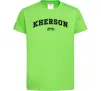 Дитяча футболка Kherson est Лаймовий Дитяча футболка Kherson est Лаймовий фото