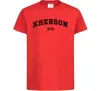 Дитяча футболка Kherson est Червоний Дитяча футболка Kherson est Червоний фото