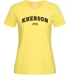 Женская футболка Kherson est Лимонный Женская футболка Kherson est Лимонный фото