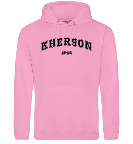 Чоловіча толстовка (худі) Kherson est Рожевий фото