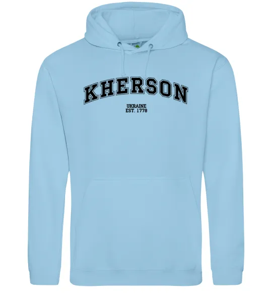 Чоловіча толстовка (худі) Kherson est Блакитний фото