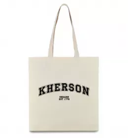 Эко-сумка Корабель Херсон Бежевый фото