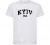 Дитяча футболка Kyiv est Білий фото