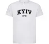 Дитяча футболка Kyiv est Білий фото