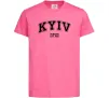 Дитяча футболка Kyiv est Яскраво-рожевий фото