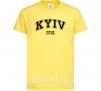 Детская футболка Kyiv est Лимонный фото