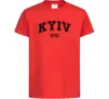 Дитяча футболка Kyiv est Червоний фото