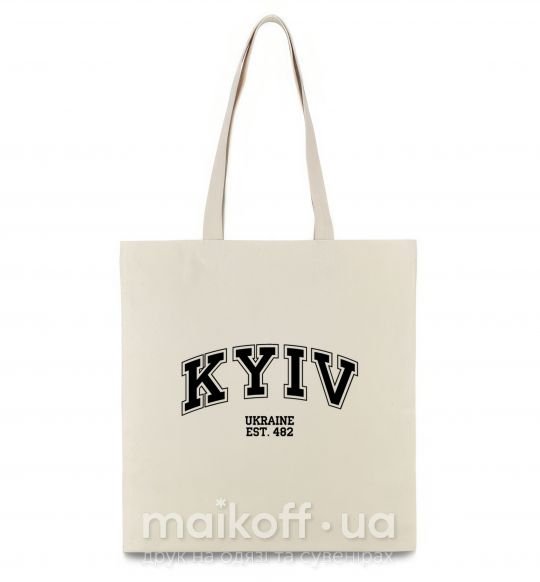 Эко-сумка Kyiv est Бежевый фото