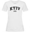 Женская футболка Kyiv est Белый фото