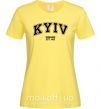 Жіноча футболка Kyiv est Лимонний фото