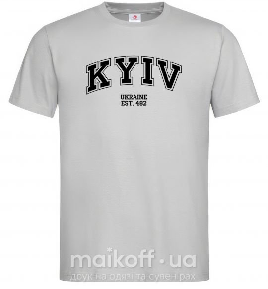 Чоловіча футболка Kyiv est Сірий фото