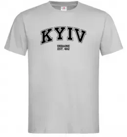 Мужская футболка Kyiv est Серый фото