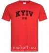 Чоловіча футболка Kyiv est Червоний фото