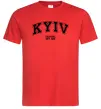 Чоловіча футболка Kyiv est Червоний Чоловіча футболка Kyiv est Червоний фото