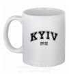Чашка керамічна Kyiv est Білий фото
