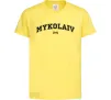 Дитяча футболка Mykolaiv est Лимонний фото