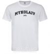 Мужская футболка Mykolaiv est Белый фото