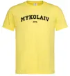 Чоловіча футболка Mykolaiv est Лимонний фото