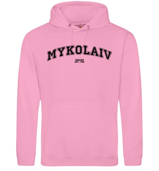 Мужская толстовка (худи) Mykolaiv est Розовый фото