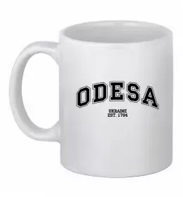 Чашка керамическая Одеса Україна Белый фото