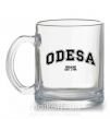 Чашка скляна Odesa est Прозорий фото