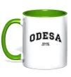 Чашка с цветной ручкой Odesa est Зеленый фото